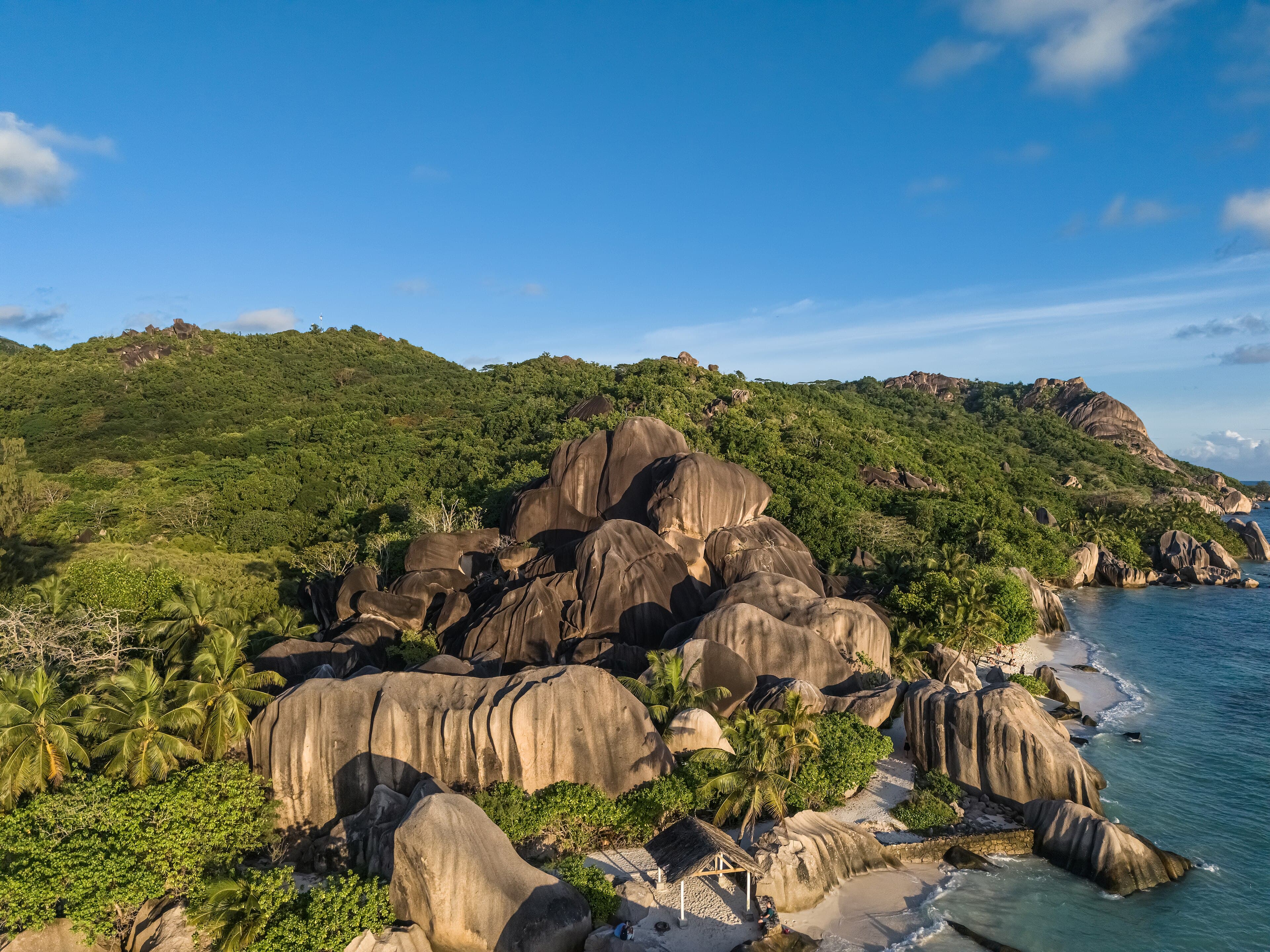La Digue: bikes, granite & Source d'Argent
